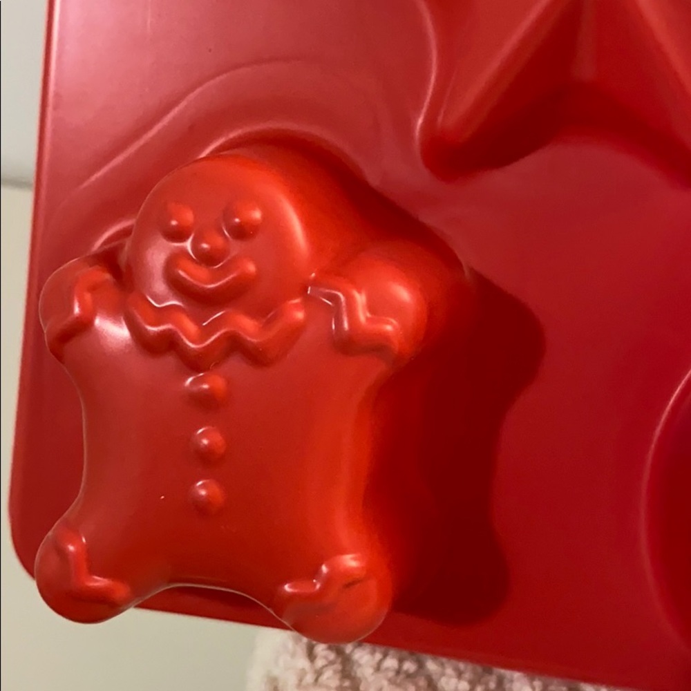 JELL-O Brand Red Christmas Mold with Santa, Tree & Star for Jello or Play Dough - Picture 7 of 8